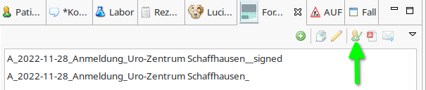 Dokument signieren